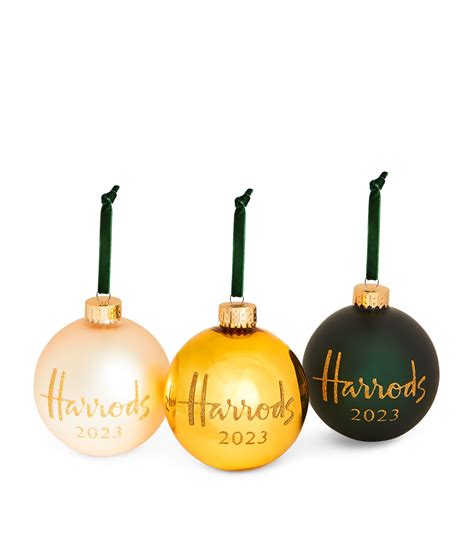 harrods baubles 2024.